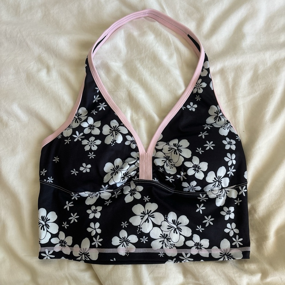 Frankie’s bikinis active halter sports bra